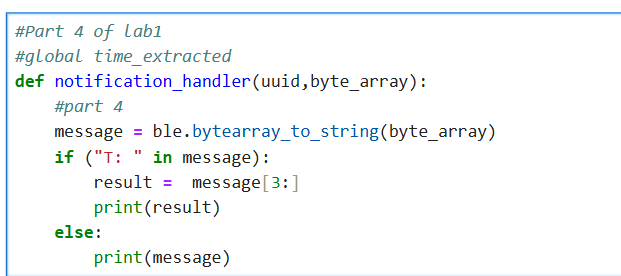 notification handler code